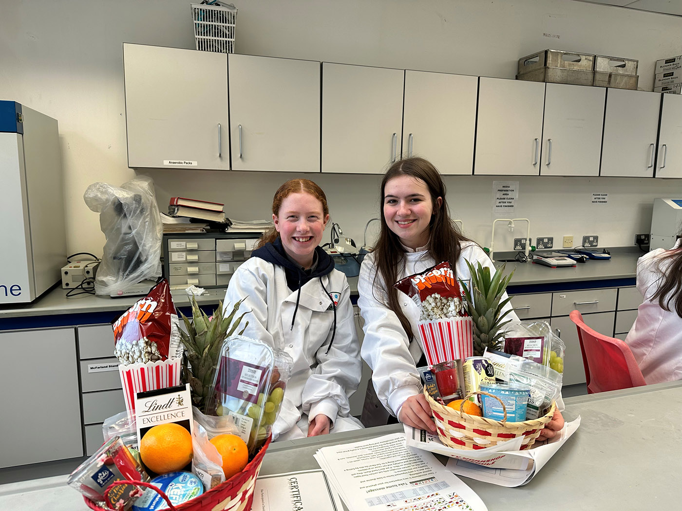 Germ Lab students